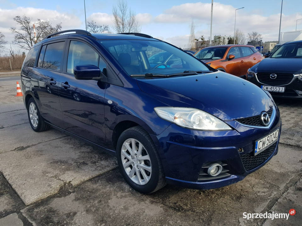 Mazda 5 20 CiTD 7 osobowy Zarejestrowany I światła przeciwmgielne Włocławek