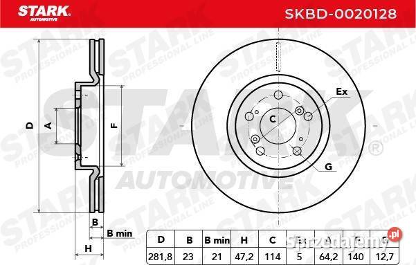 tarcze hamulcowe śląskie sprzedam