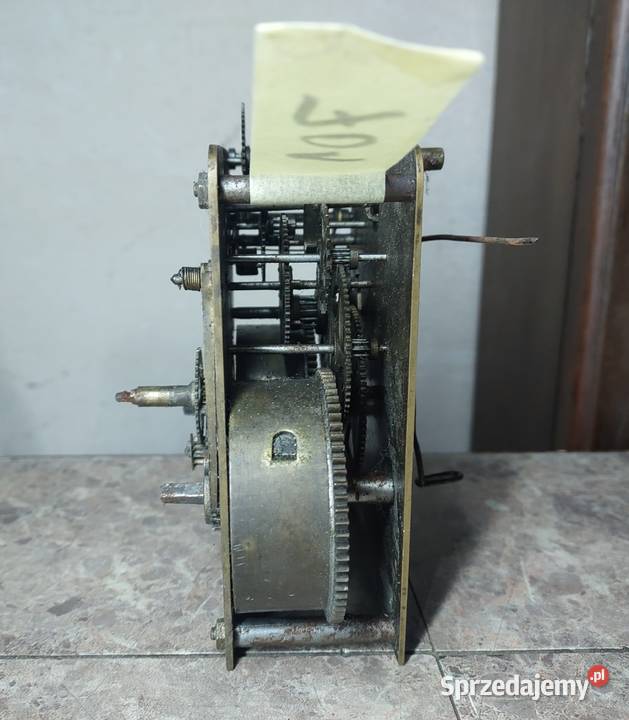 701 Mechanizm starego zegara ściennego HAU Tczew