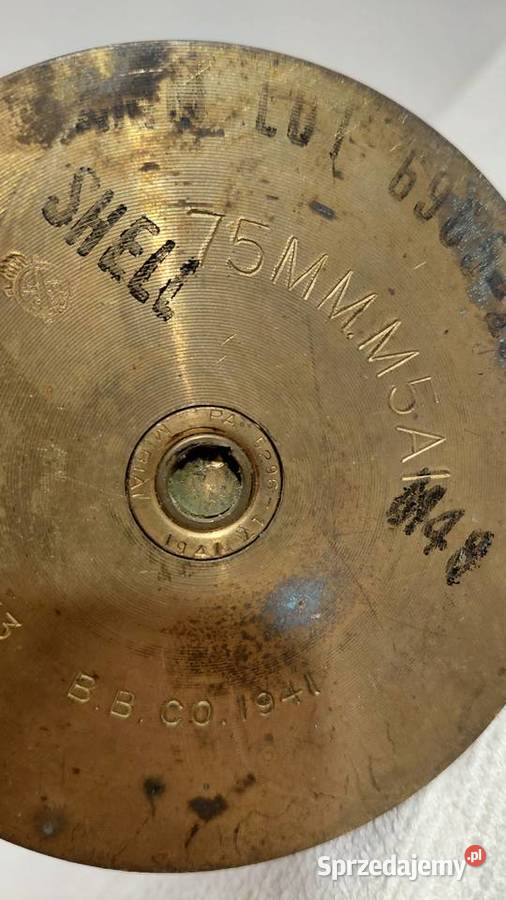 Łuska Artyleryjska 2WŚ 1941r USA Krzykawa sprzedam