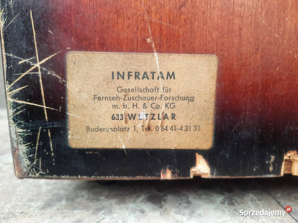 83 Stary zegar Infratam Tammeter pomiar Tczew