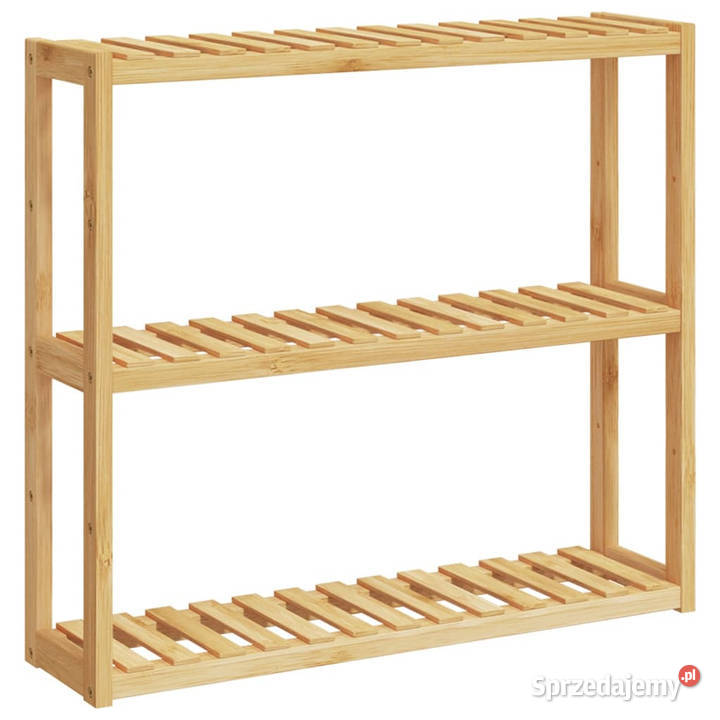 Ścienna półka łazienkowa 3poziomowa 60x15x54 Warszawa