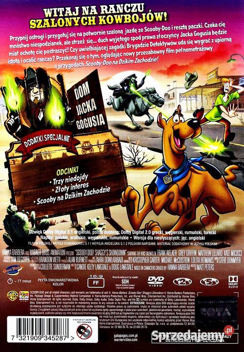 SCOOBYDOO NA DZIKIM ZACHODZIE Kalisz sprzedam