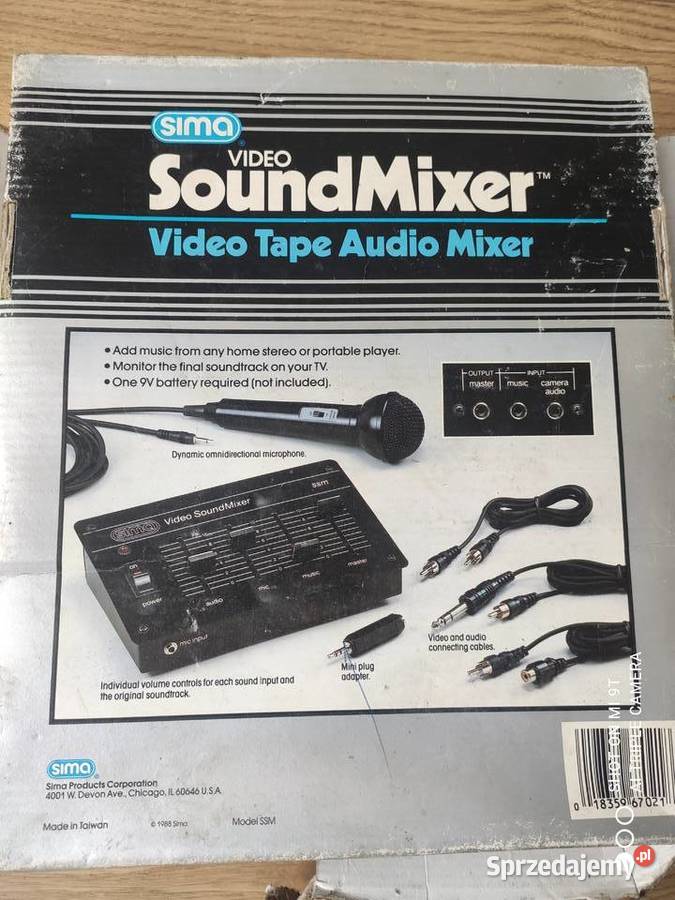 Video Tape Sound Mixer Mikser do Video podlaskie