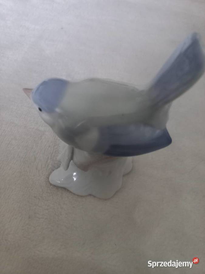 Figurka porcelanowa ptak Sikorka Figurki Toruń