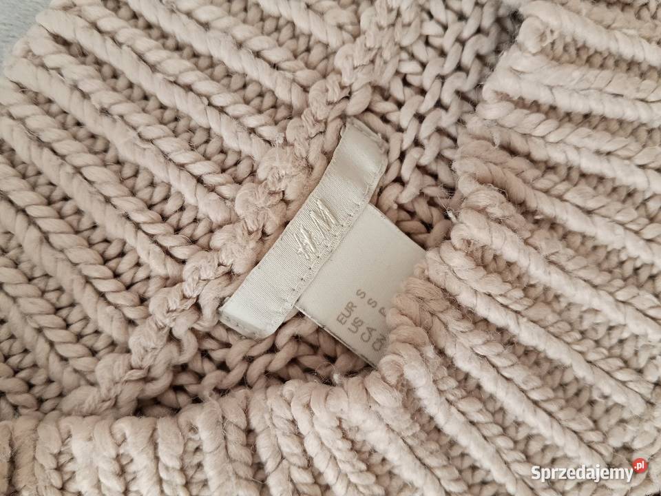 Beżowy sweter dzianinowy HM rozmiar S Nysa sprzedam