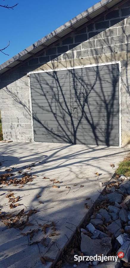 Brama garażowa uchylna dwuskrzydłowa sprzedam