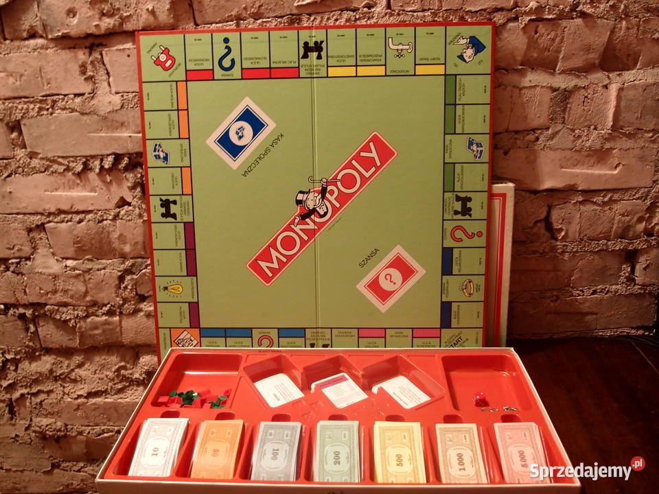 Unikat Gra monopoly z 1993r Pierwsza edycja na Łódź
