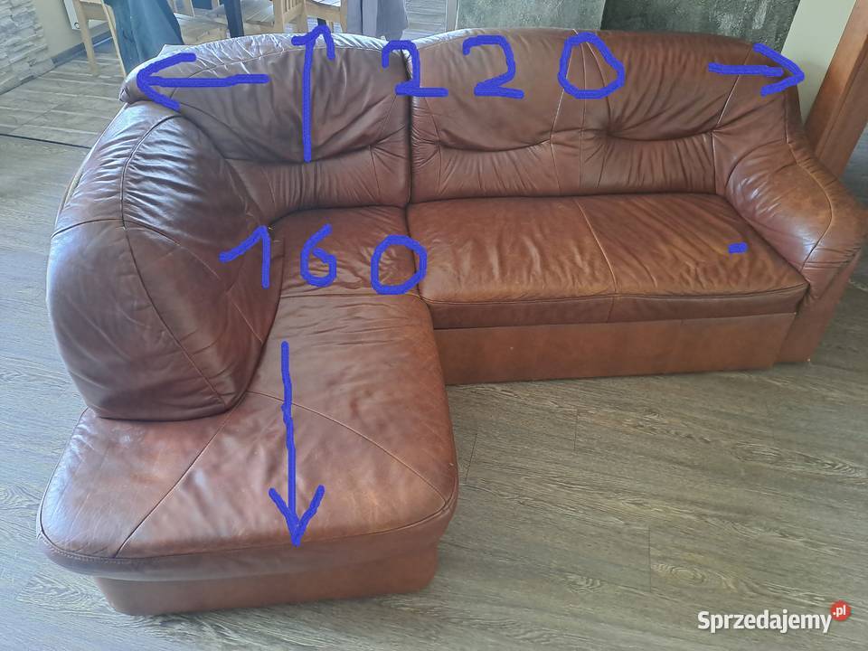 Kanapa Eko skóra 90cm Ruda-Huta sprzedam