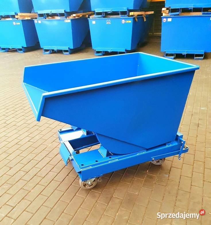 Kontener metalowy do wózka widłowego 1500l śląskie