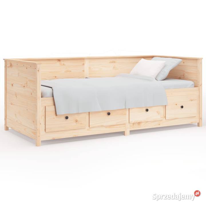 vidaXL Łóżko dzienne bez materaca 100x200 lite Warszawa