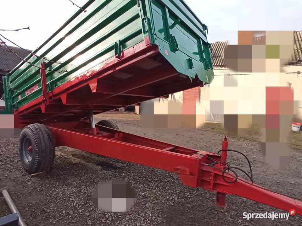 Przyczepa 6t wywrotka jednosiowa Przyczepy rolnicze Radzyń Podlaski sprzedam