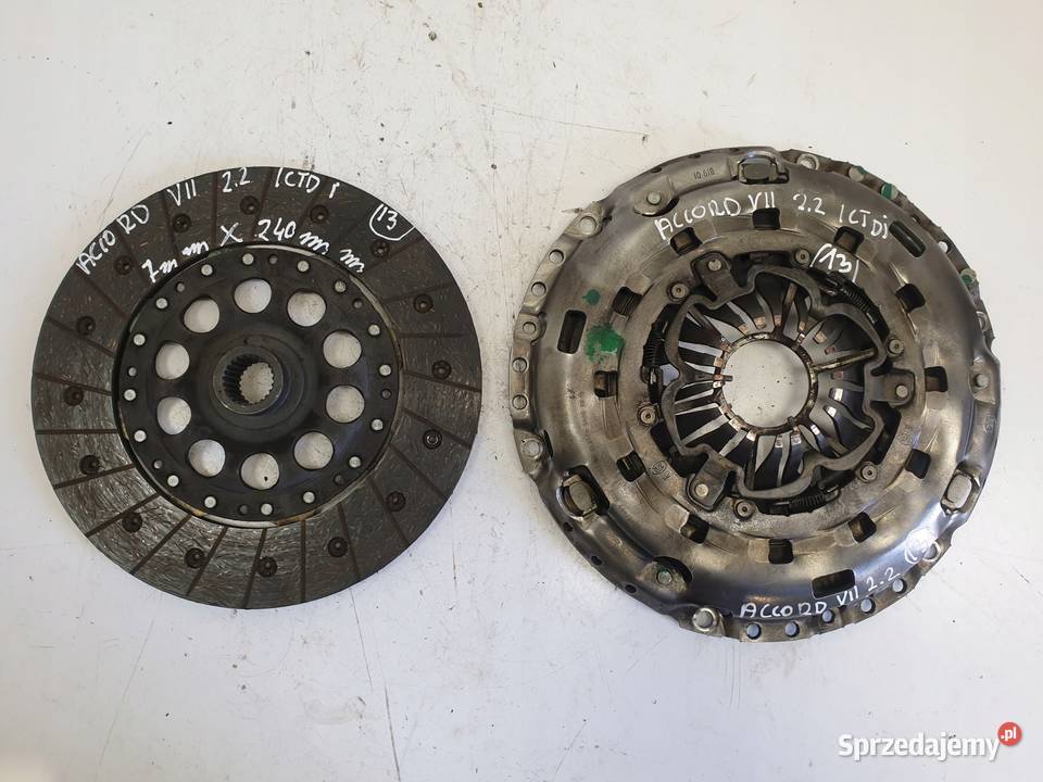 Honda Accord VII 22 iCTDi DOCISK TARCZA sprzęgło Chełm