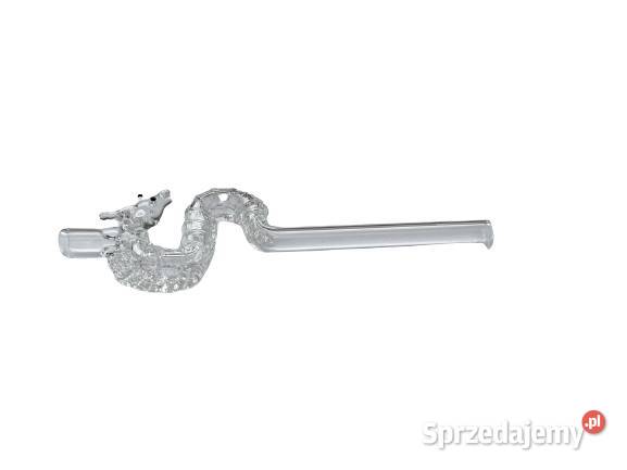 Fajka Szklana Długa Z Konikiem Morskim 15 Pozostałe Dom i Ogród