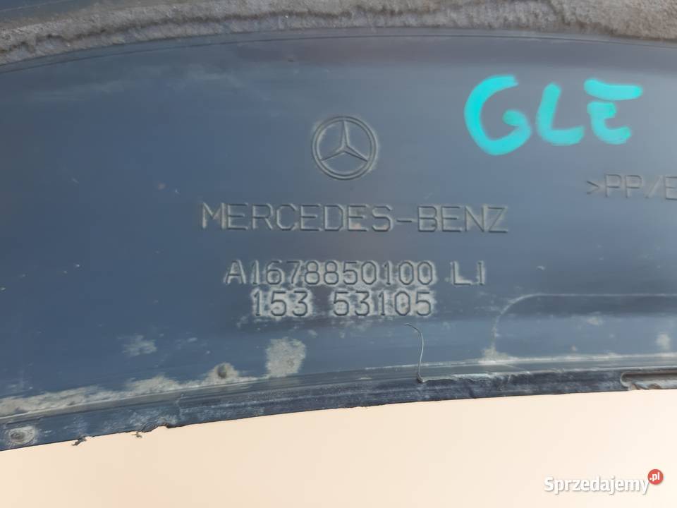 MERCEDES GLE W167 LISTWA BŁOTNIKA LEWY PRZÓD Trzciel sprzedam