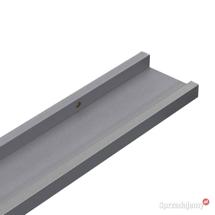 Półki ścienne 2 szare 100x9x3 WM326672 Półki Warszawa sprzedam