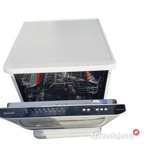 Zmywarka Sharp QWDX41F47EW wolnostojąca z klamką