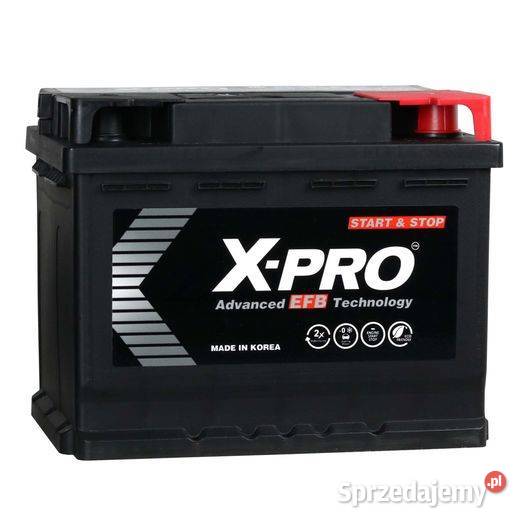Akumulator XPRO EFB 60Ah 560A EN Prawy Plus
