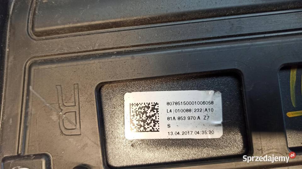 AUDI Q2 LISTWA DRZWI PRAWY TYŁ 81A853970A osobowe Drzwi