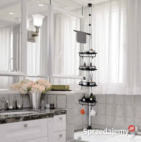 Narożny teleskopowy organizer półki do łazienki mazowieckie Warszawa sprzedam