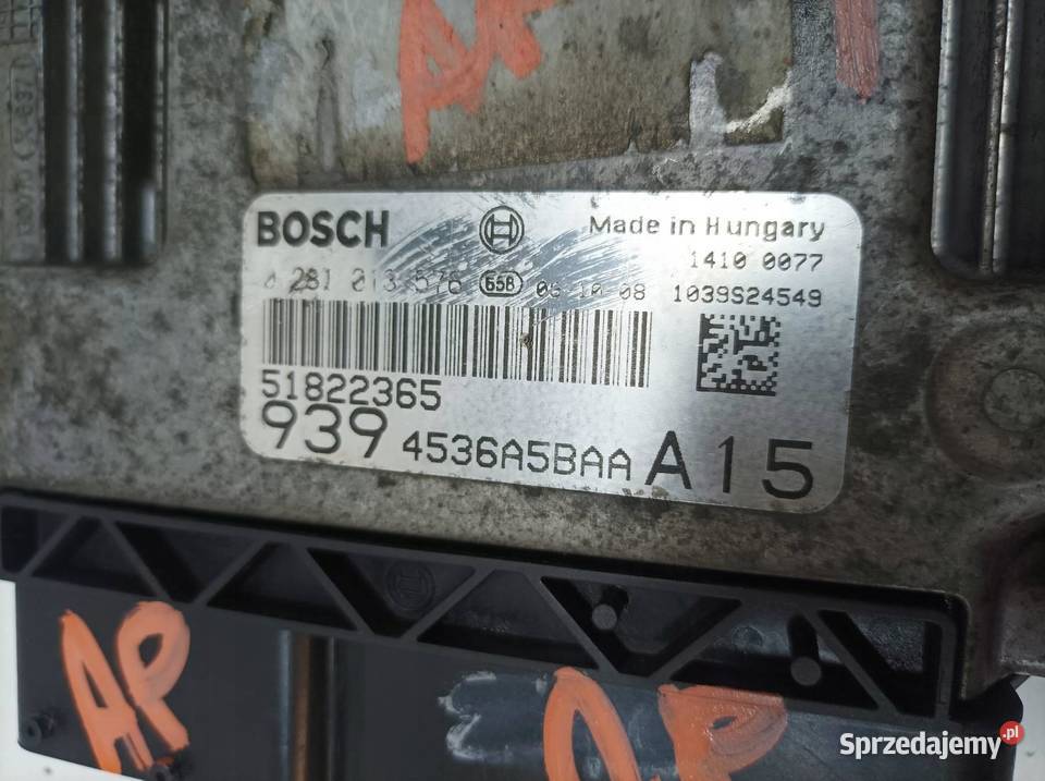 STEROWNIK SILNIKA 51822365 0281013576 19 D 149 Rok produkcji 2010