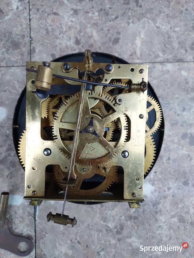 149 Zestaw mechanizm starego zegara Junghans Antyki Tczew sprzedam