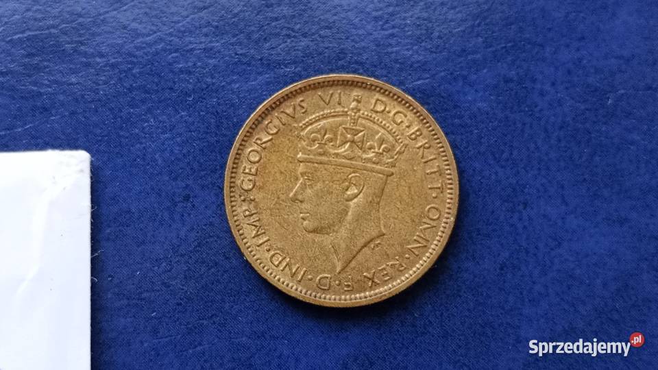 Stare monety 1 szyling 1939 Brytyjska Afryka Lesko