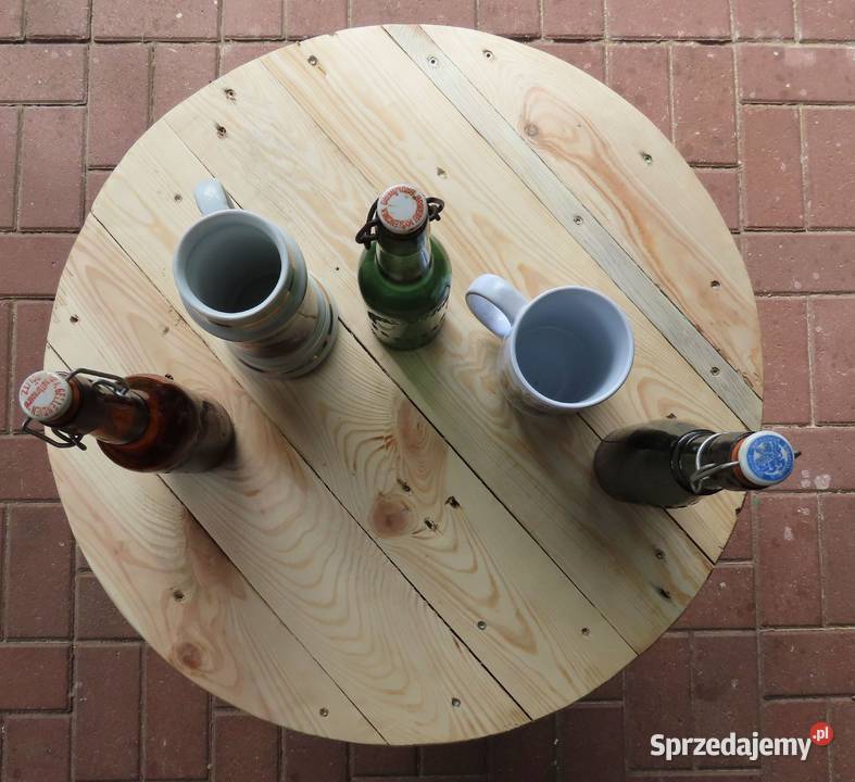Stolik ze szpuli drewnianej 53cm sprzedam