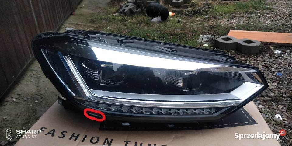 Vw Touran II lampa przednia prawa Full Led Łódź