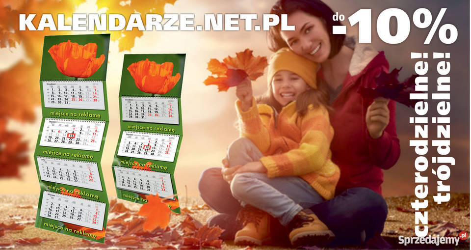 Kalendarze reklamowe ścienne biurkowe z reklamą Warszawa