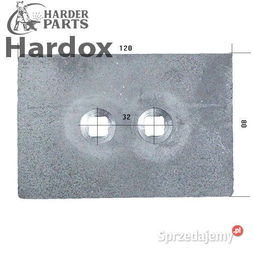 Ostrze 2 HARDOX reekes3 części do separatora
