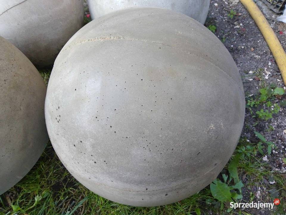 Kula betonowa ogrodowa cementowa 30 pełna kule Rzeźby i figury Ogród łódzkie Łódź