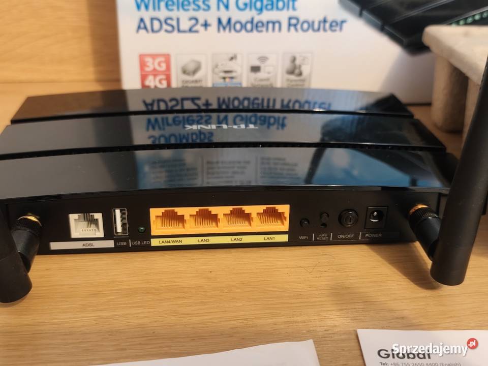 Router TPLINK TDW8970 ADSL2 modem wifi USB Rzeszów