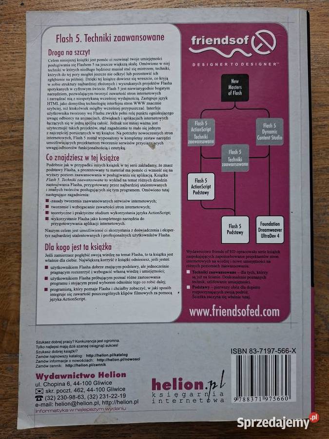 Flash 5 techniki zaawansowane Helion Poradniki, albumy i reportaże Kraków