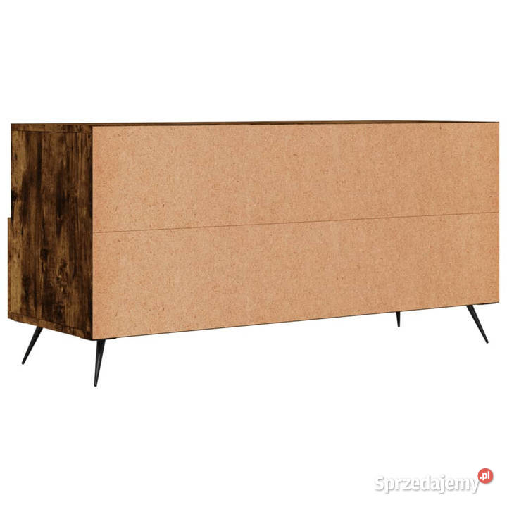 Szafka pod TV przydymiony dąb 102x36x50 WM829009 mazowieckie Warszawa