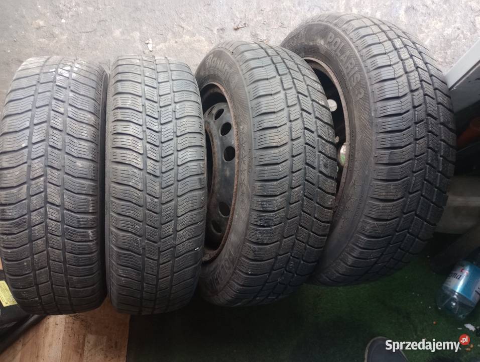 Opony zimowe 14 koła kompletne Opel Skoda VW Pawłowice sprzedam