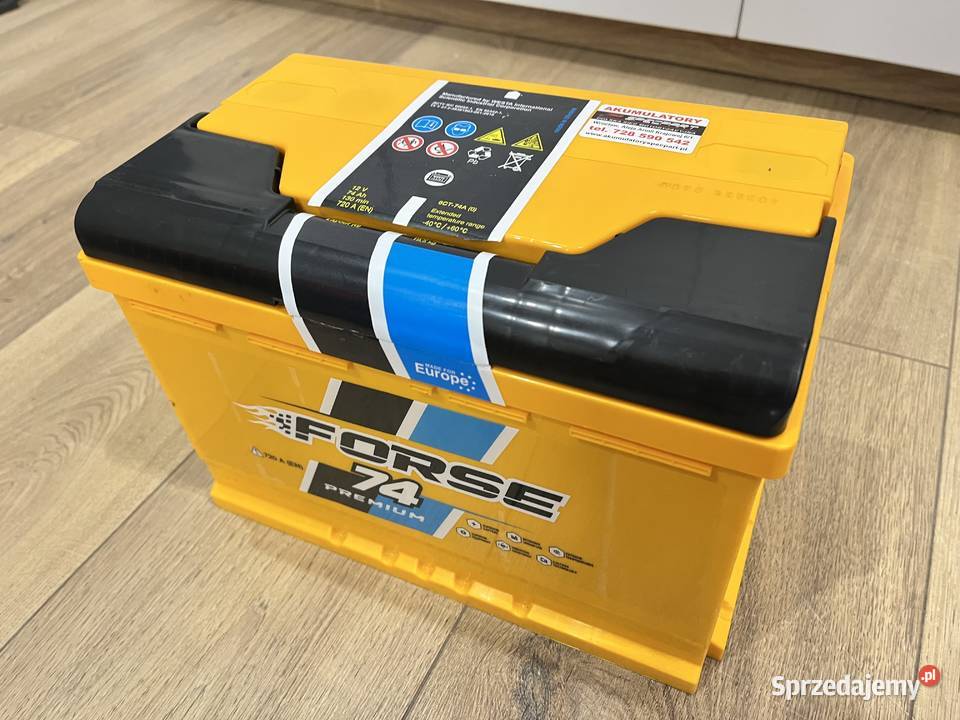 AKUMULATOR ROZRUCHOWY 12V FORSE 74AH osobowe