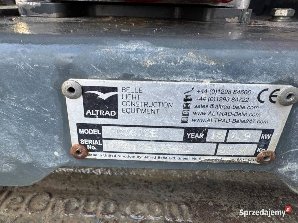 Zagęszczarka Belle Honda GX160 Sandomierz