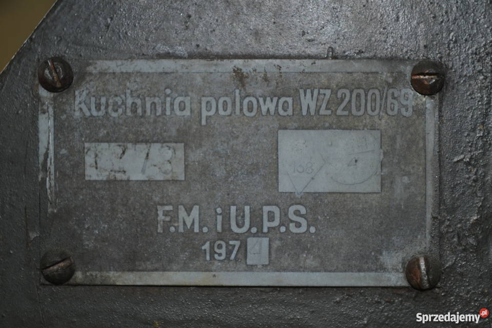 Kuchnia polowa WZ 20069 1974 r oryginalnie Krzeszowice