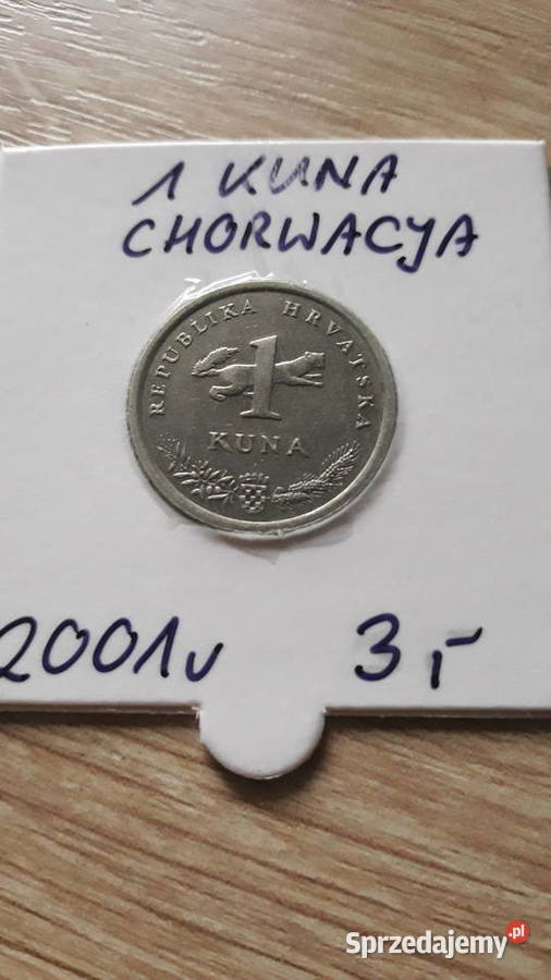 1 Kuna Chorwacja 1994 1995 1997 1999 2001 2005 r Konin