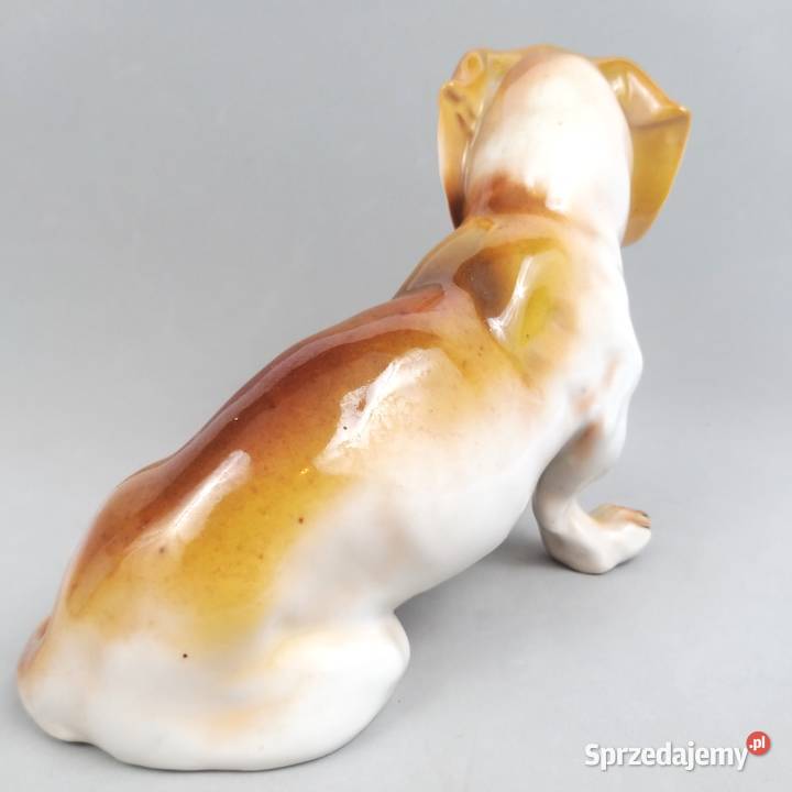Jamnik siedzący duża figurka 20155 Steatyt
