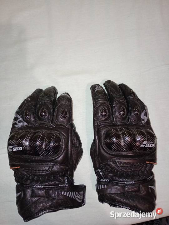 Rękawice motocyklowe Seca Trackday Short Black Krośnice sprzedam