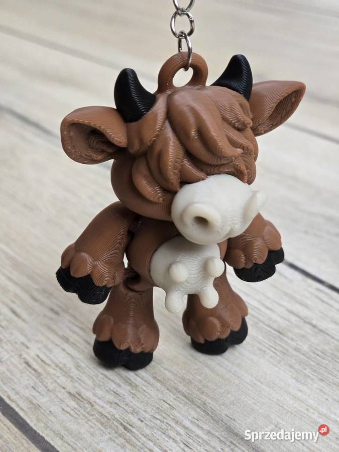 Muuszisz Go Mieć Breloczek Krówka byka Druk3d lubelskie