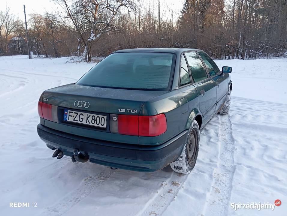 Audi 80 1994 19 niezawodny Diesel elektryka Hak lubuskie Iłowa