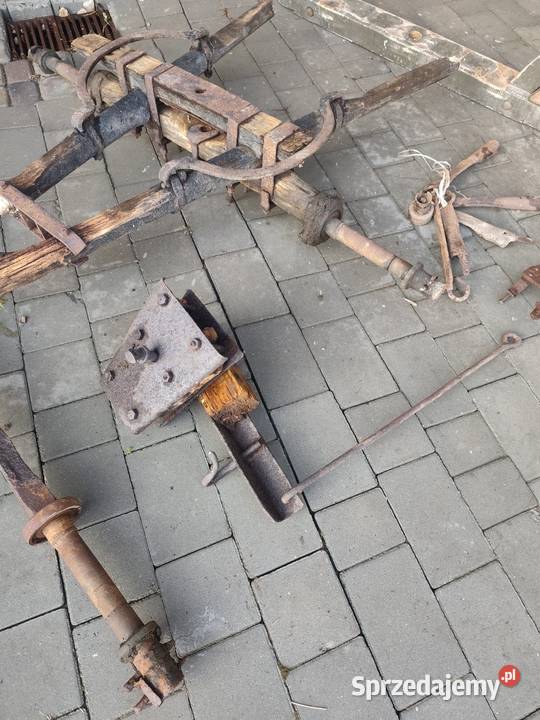 Części zabytkowy lekki wóz konny osie piasty Przeworsk