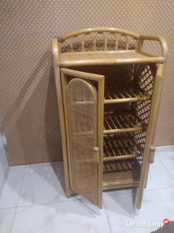 Rattanowy komplet do przedpokoju szafka na buty Na buty Rydułtowy