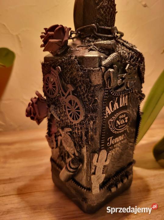 Lampa ręcznie robiona z butelki Jack Daniels Oświetlenie kujawsko-pomorskie Włocławek
