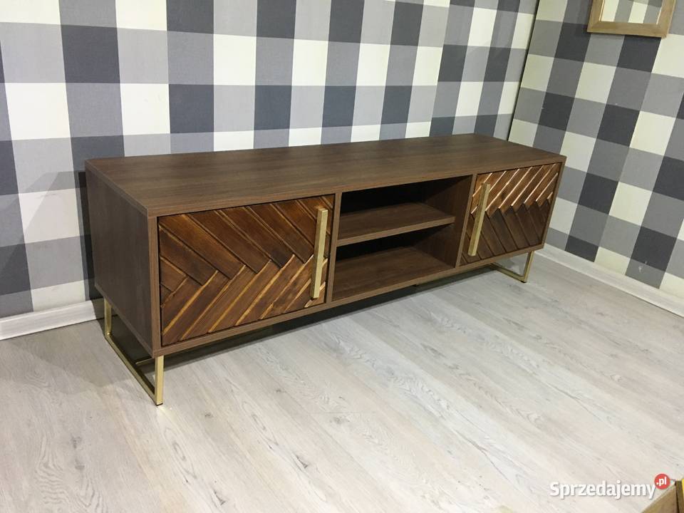Szafka sideboard 150 orzech fronty jodełka Warszawa