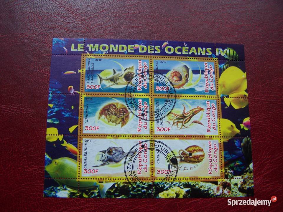 Kongo 2010 CTO Fauna Życie morskie Filatelistyka Tychy