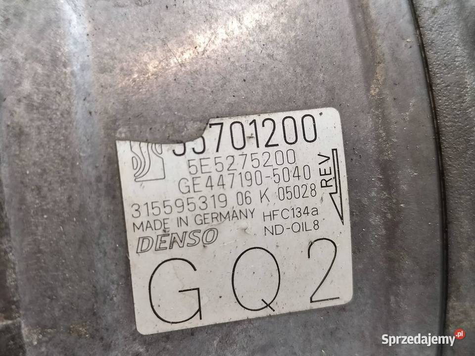 SPRĘŻARKA KLIMATYZACJI 5E5275200 14 16V Opel świętokrzyskie sprzedam